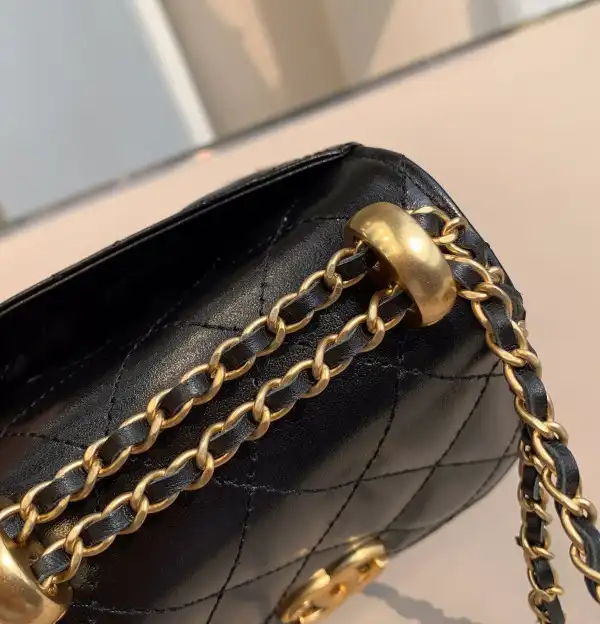 CHANEL PHONE HOLDER WITH CHAIN