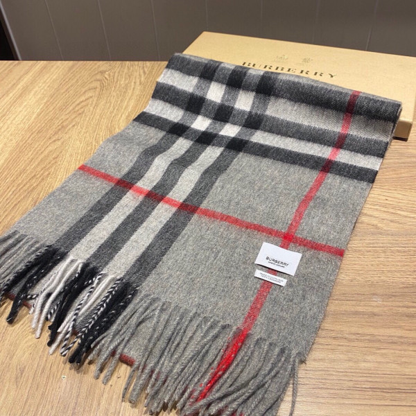 HOT SALE Burberry Check Cashmere Scarf