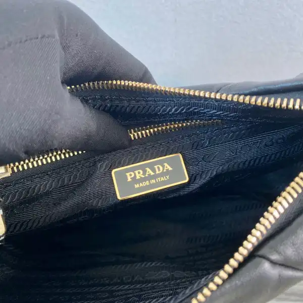 PRADA System nappa leather patchwork bag