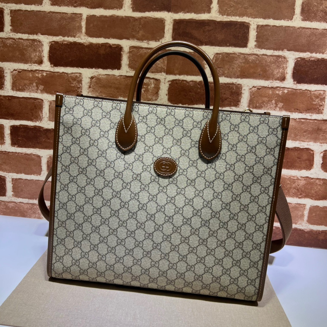 HOT SALE Gucci Medium tote with Interlocking G