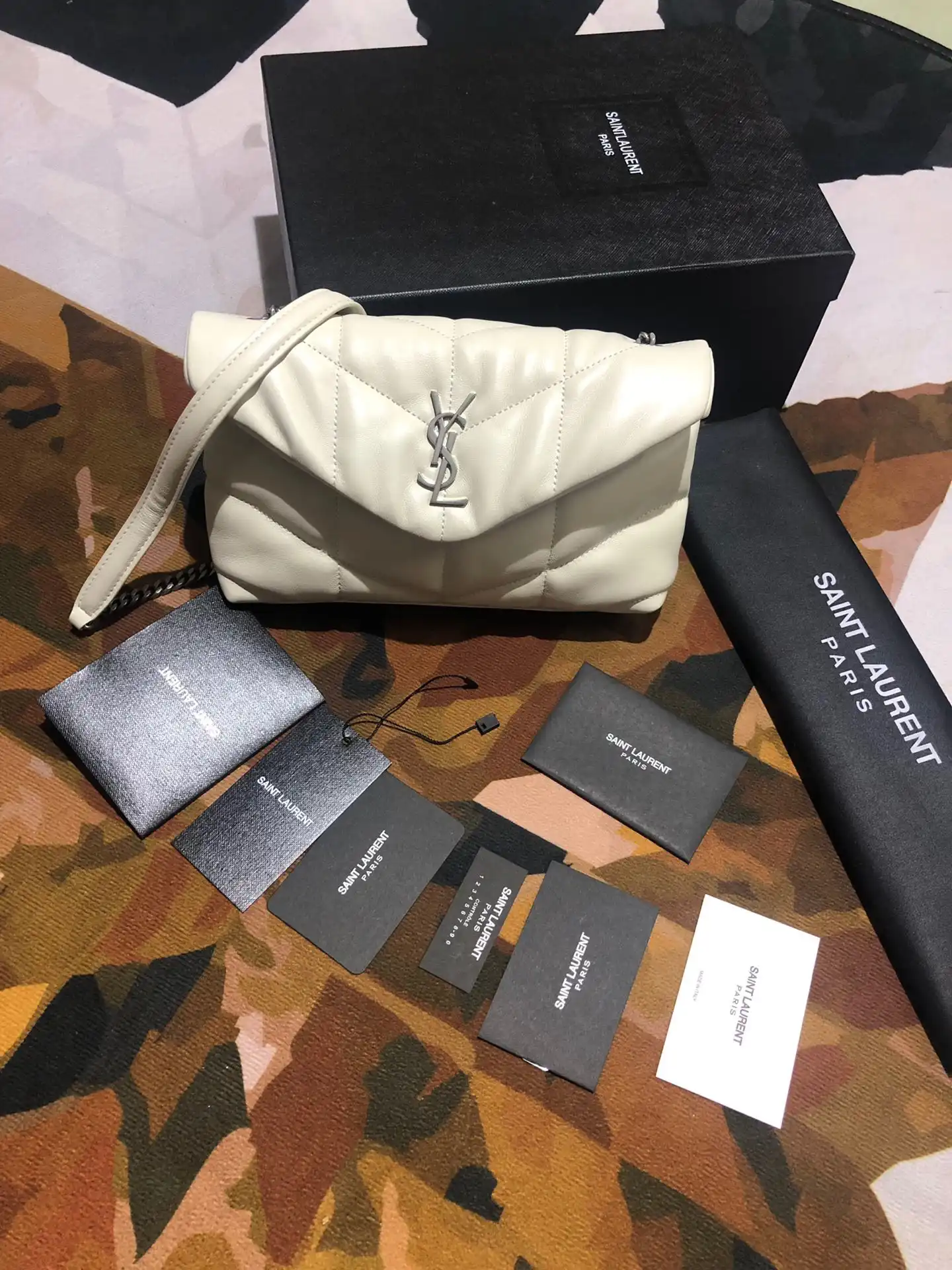 First bag ru YSL MINI PUFFER SMALL CHAIN BAG