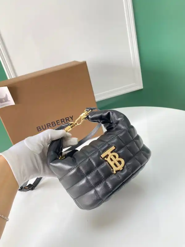 Frstbag ru BURBERRY Small Quilted Lambskin Crescent Lola Bag