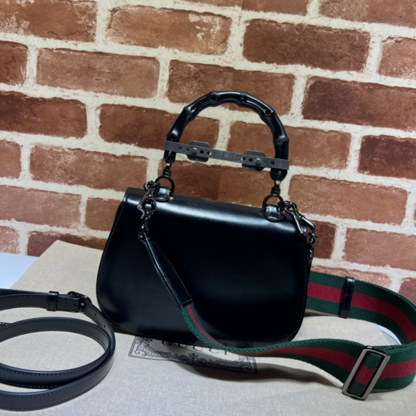 HOT SALE Gucci Small top handle bag with Bamboo