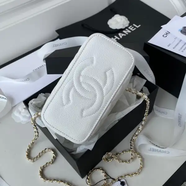 CHANEL SMALL VANITY WITH CHANELASSIC CHAIN