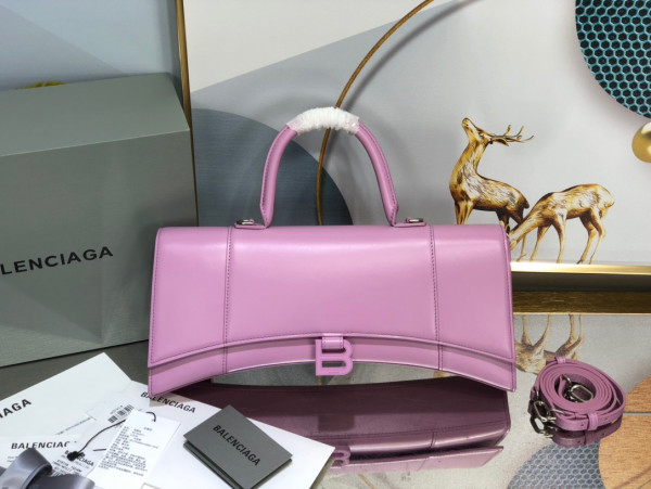 HOT SALE BALENCIAGA  HOURGLASS STRETCHED TOP HANDLE BAG