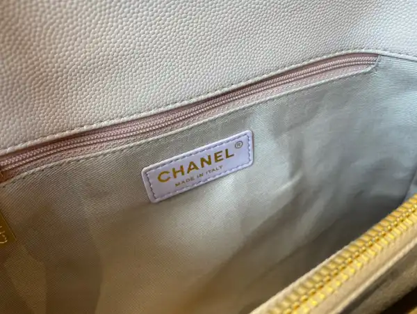 CHANEL LARGE FLAP BAG WITH TOP HANDLE