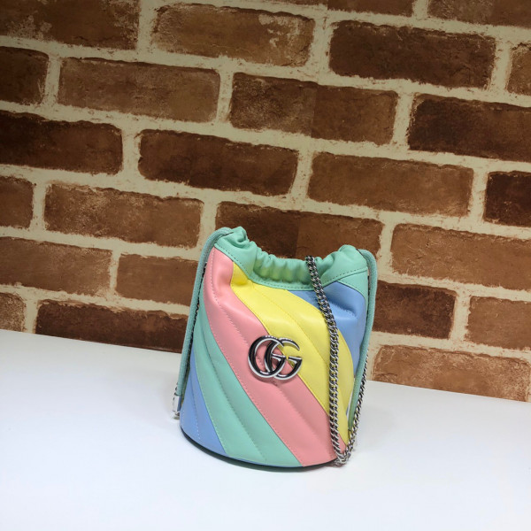 HOT SALE GUCCI GG Marmont mini bucket bag