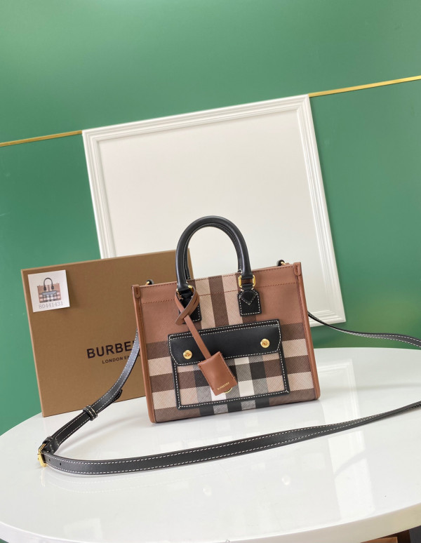 HOT SALE BURBERRY Mini Freya TOTE