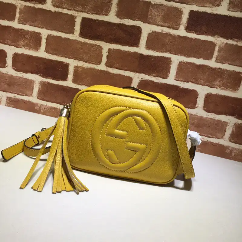 GUCCI Soho small leather disco bag