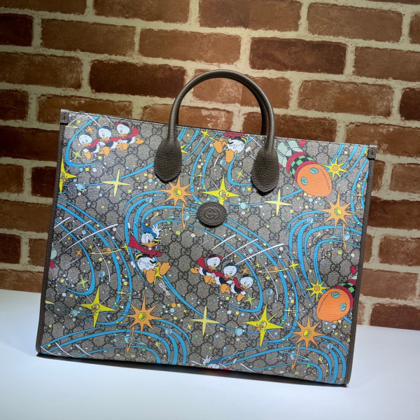 HOT SALE Disney x Gucci Donald Duck tote bag