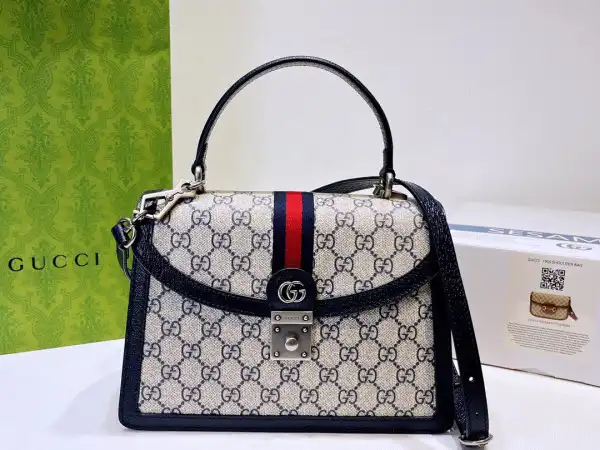 TO GUCCI Ophidia small top handle bag with Web