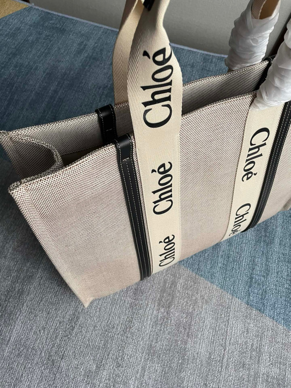 HOT SALE CHLOÉ LARGE WOODY TOTE BAG