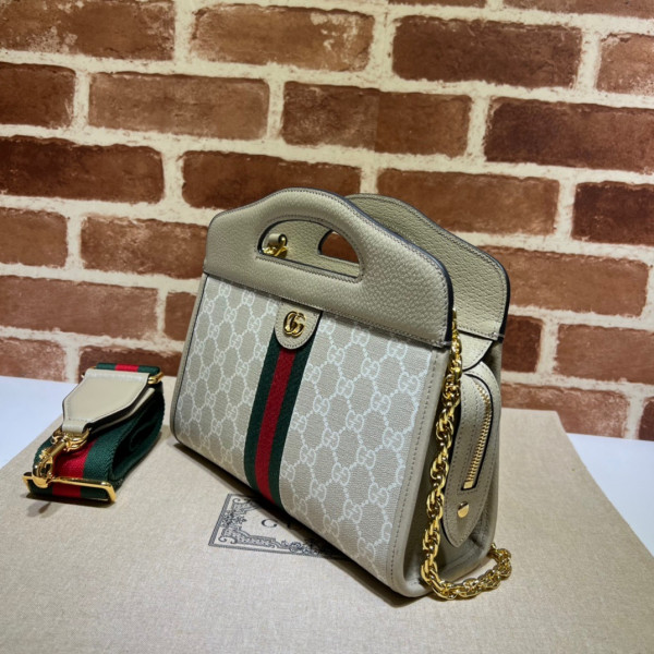 HOT SALE GUCCI Ophidia small tote with Web