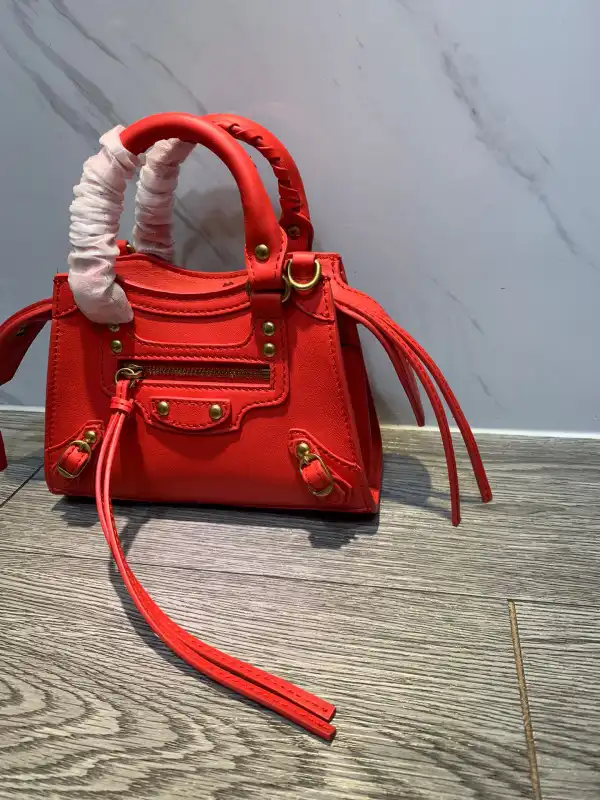 BALENCIAGA NEO CHANELASSIC NANO TOP HANDLE BAG