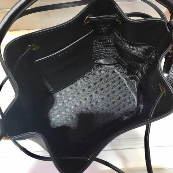 HOT SALE PRADA Saffiano Leather Bucket Bag