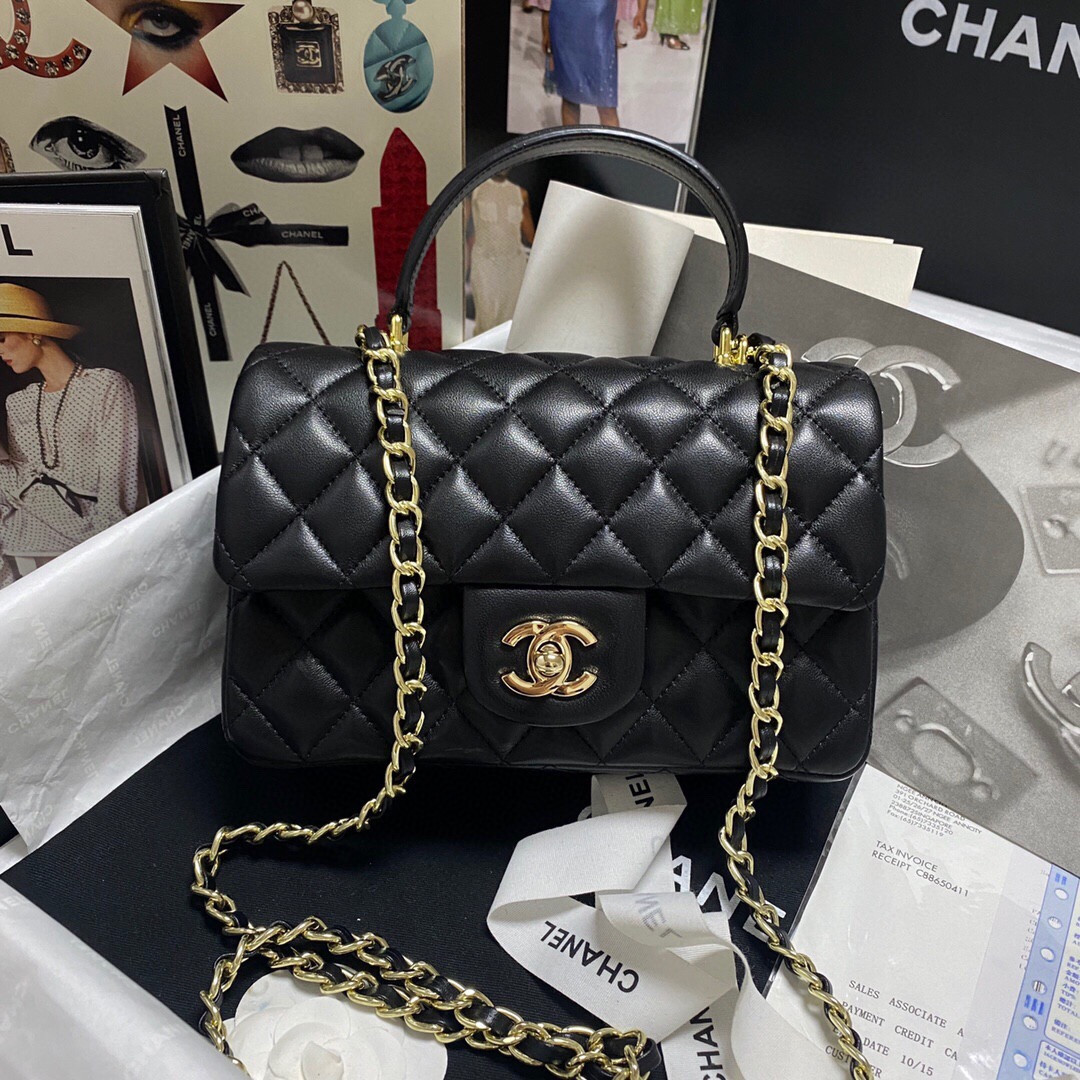 HOT SALE CL MINI FLAP BAG WITH TOP HANDLE