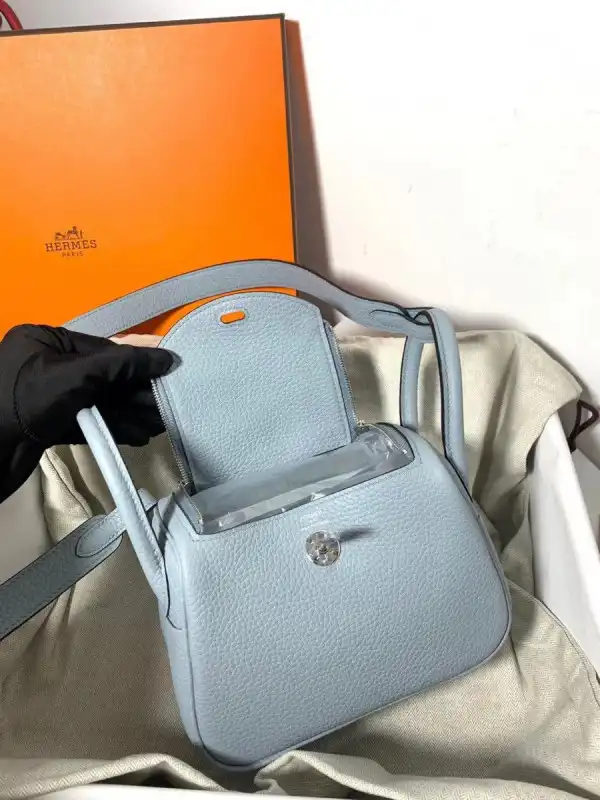 First bag ru HERMES LINDY MINI HANDMADE