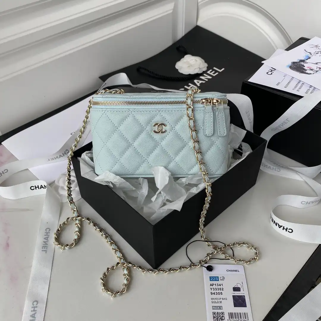 CHANEL SMALL VANITY WITH CHANELASSIC CHAIN