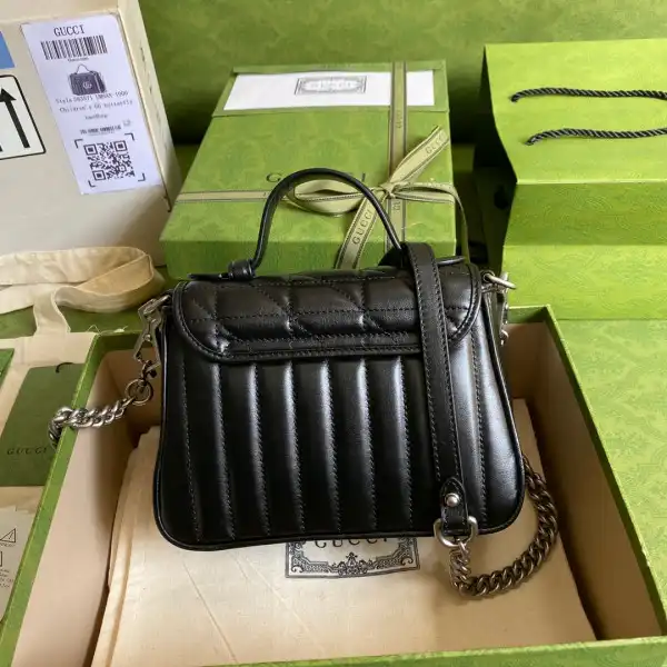 Cheap GUCCI GG Marmont Mini Top Handle Bag