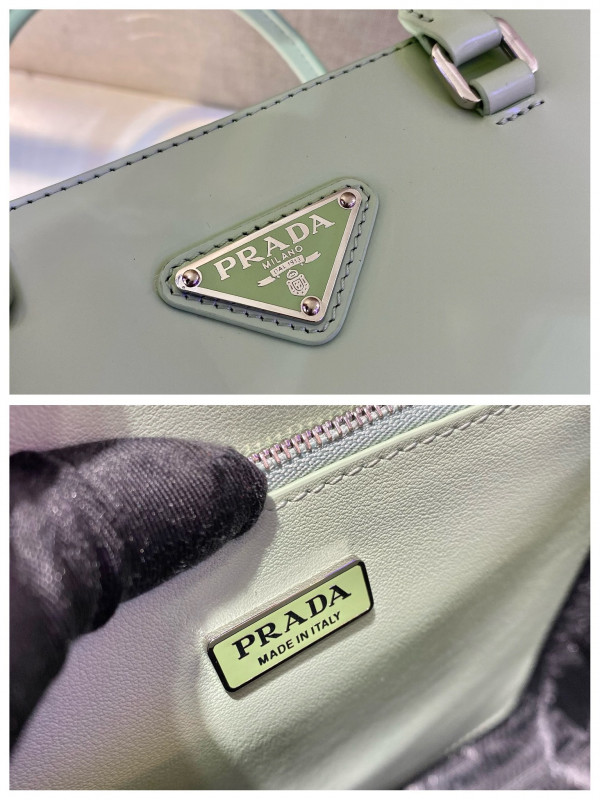 HOT SALE PRADA LARGE brushed leather tote