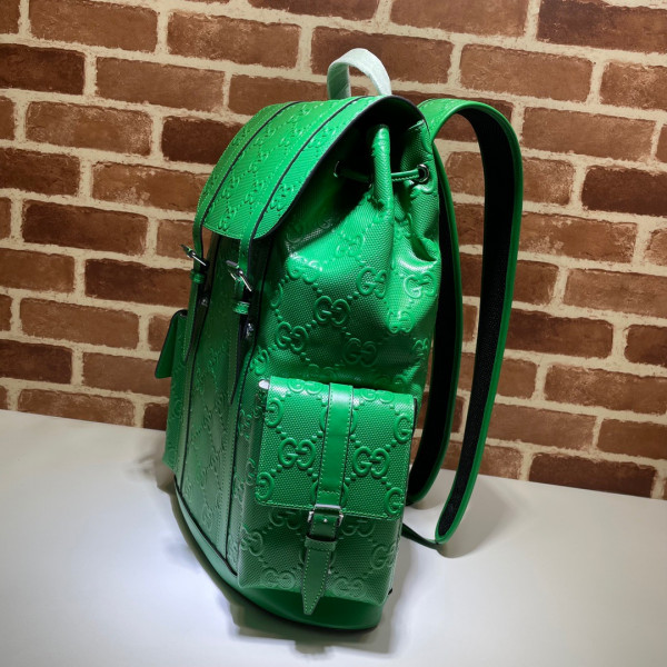 [FREE SHIPPING] GUCCI GG embossed backpack