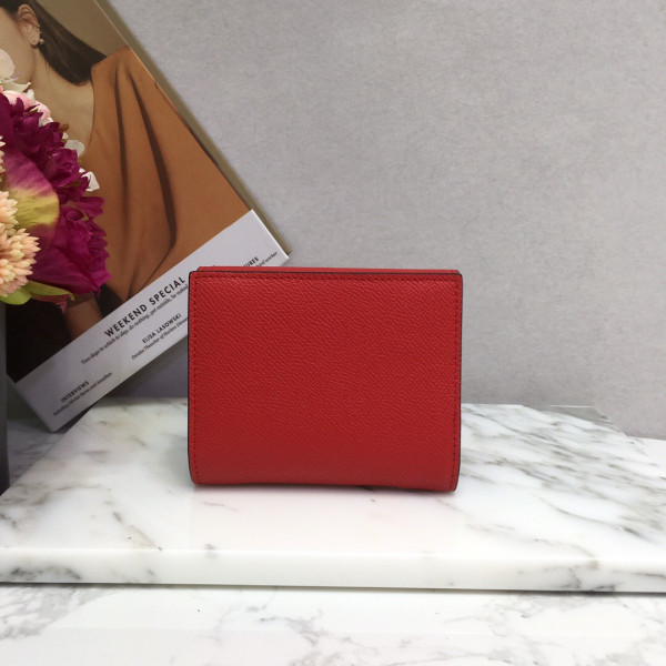 [FREE SHIPPING] VALENTINO GARAVANI COMPACT VSLING GRAINY CALFSKIN WALLET