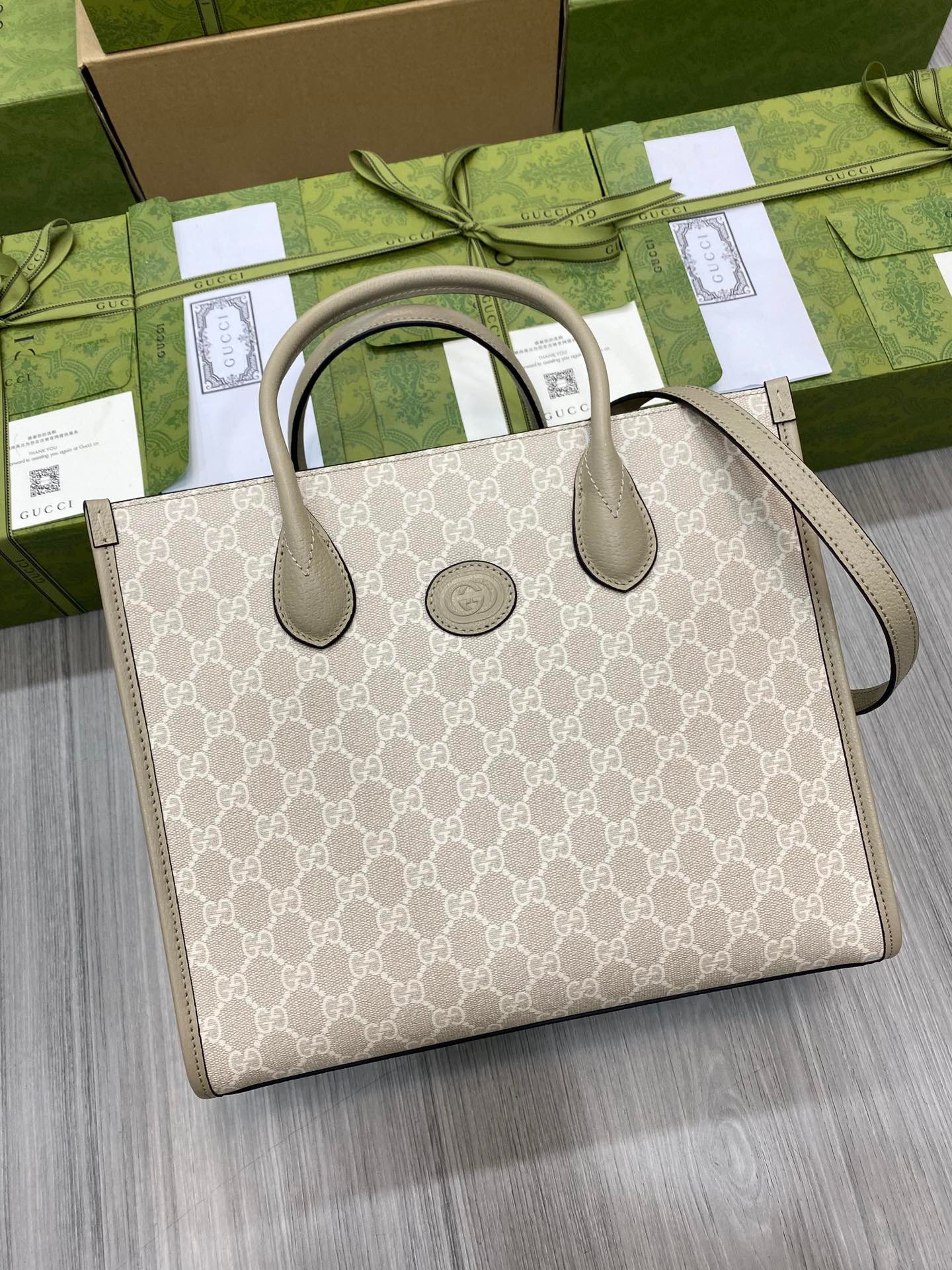 HOT SALE GUCCI GG small tote bag