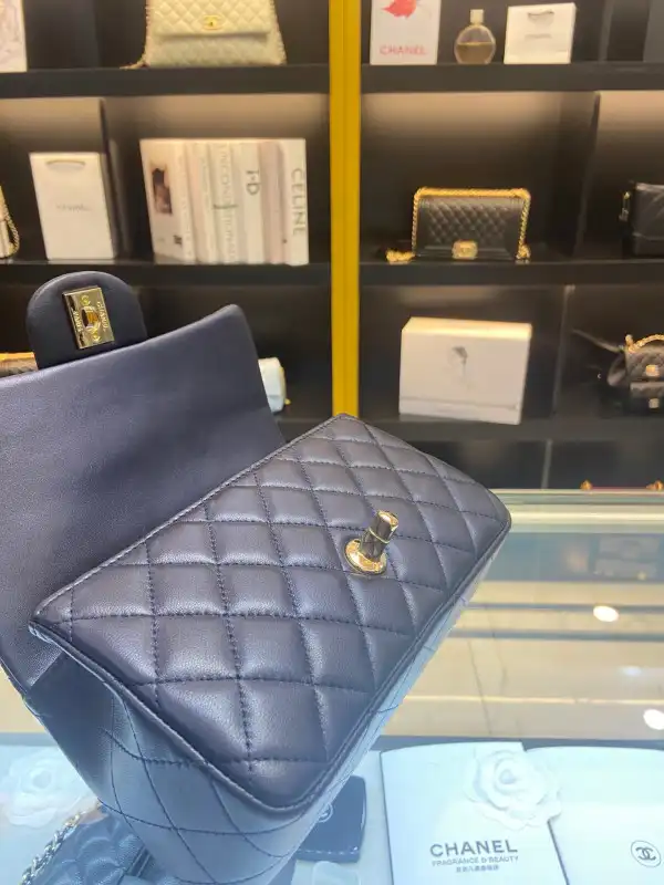 CHANEL MINI FLAP BAG WITH TOP HANDLE