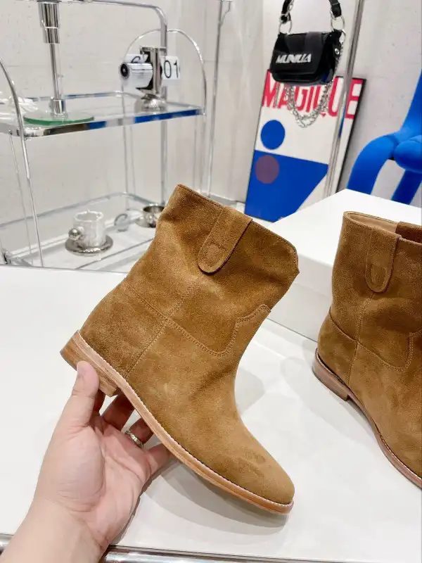 ISABEL MARANT SUSEE SUEDE ANKLE BOOTS