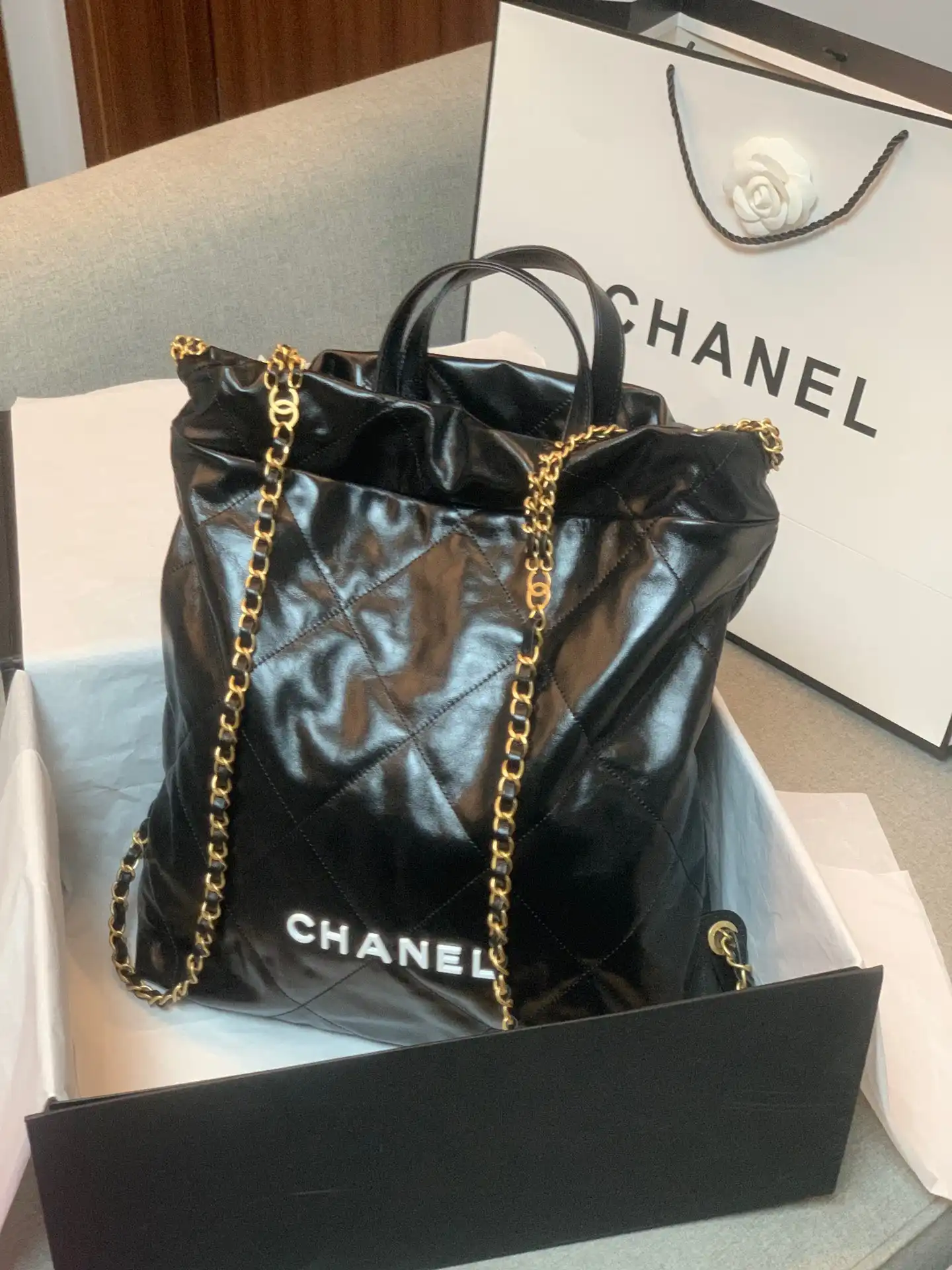 CHANEL LARGE BACKPACK 22