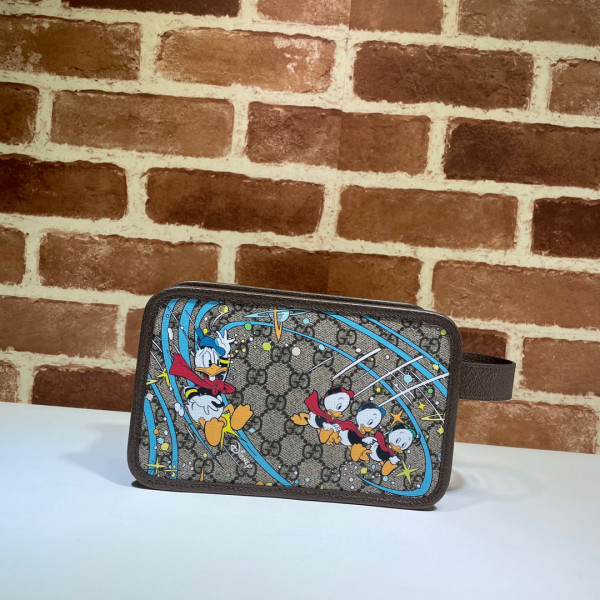 HOT SALE Disney x Gucci Donald Duck cosmetic case