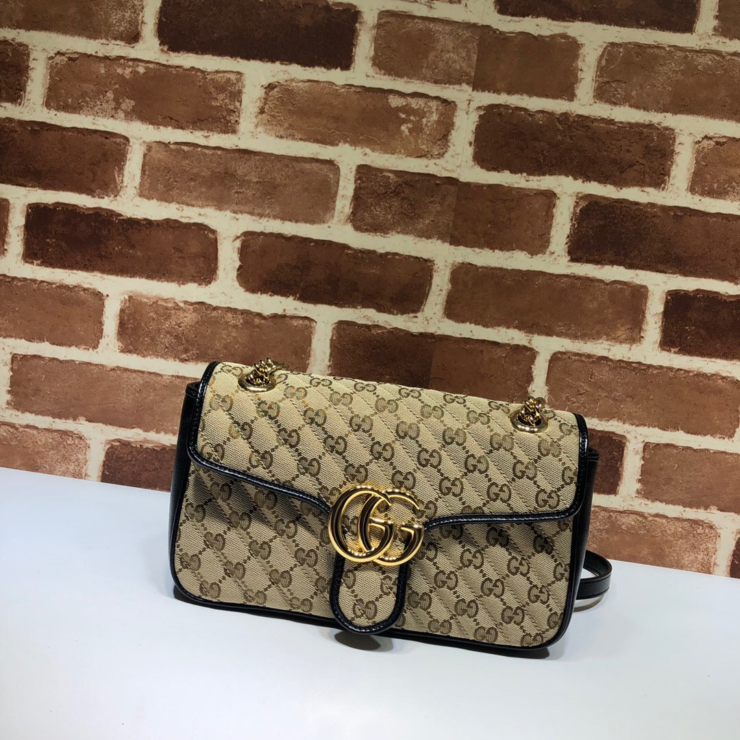 HOT SALE GUCCI GG Marmont small shoulder bag