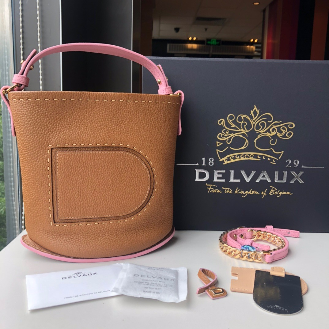 HOT SALE DELVAUX Pin Mini Bucket