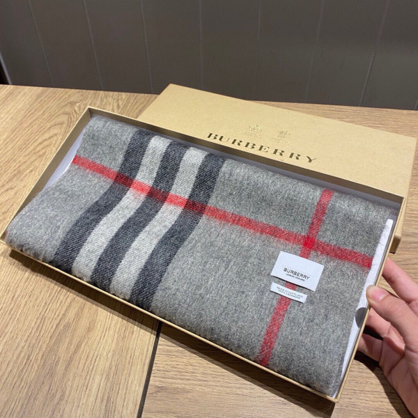 HOT SALE Burberry Check Cashmere Scarf