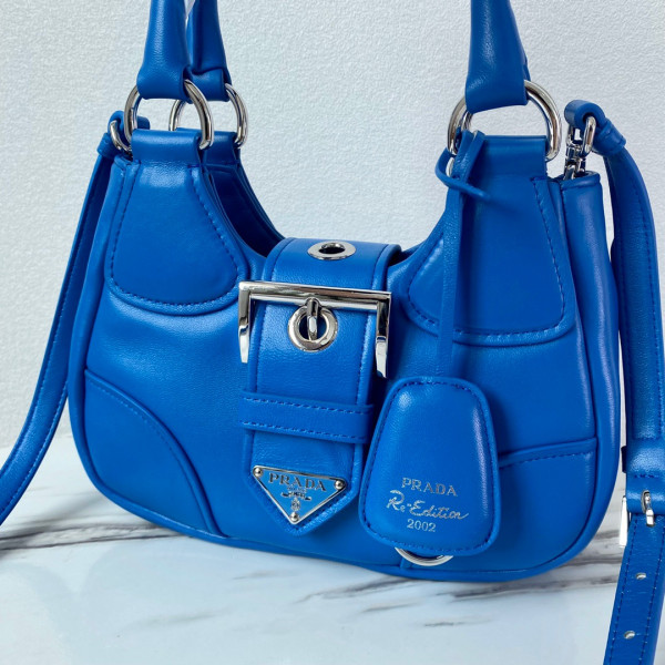 HOT SALE PRADA Moon padded nappa-leather bag