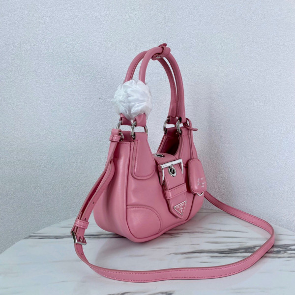 HOT SALE PRADA Moon padded nappa-leather bag