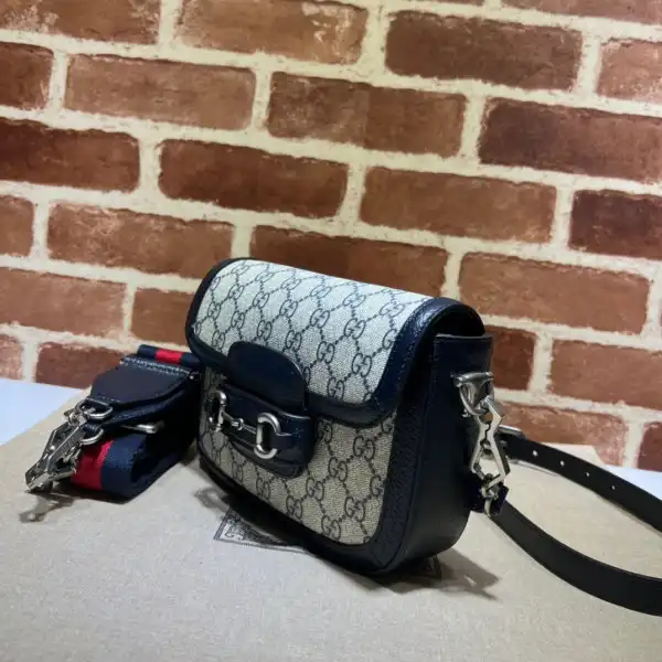 First Bag Ru GUCCI Horsebit 1955 mini bag