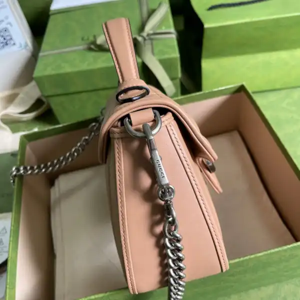 Affordable GUCCI GG Marmont Mini Top Handle Bag