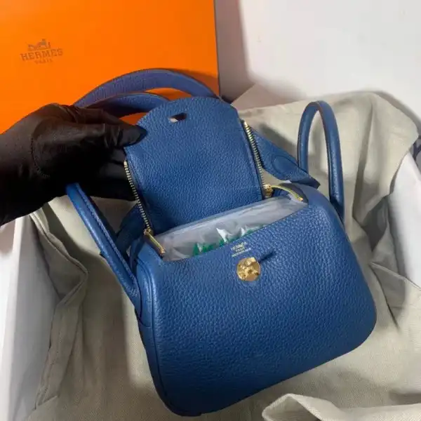 First bag ru HERMES LINDY MINI HANDMADE