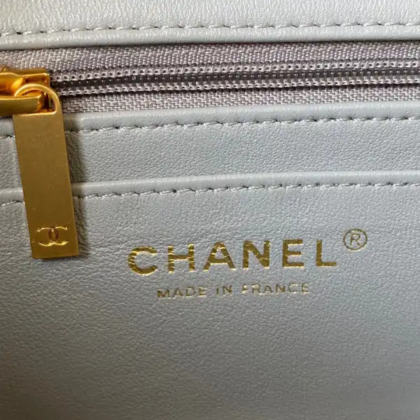 CHANEL MINI FLAP BAG WITH TOP HANDLE