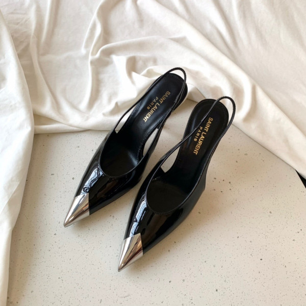 HOT SALE YSL VESPER SLINGBACK PUMPS