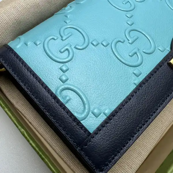 Cheap GUCCI GG wallet with chain