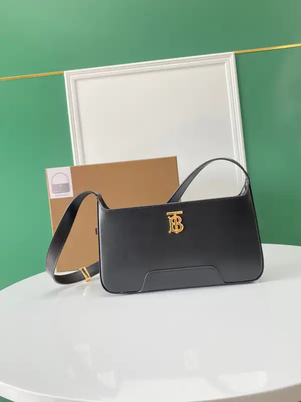 BURBERRY Leather TB Shoulder Bag