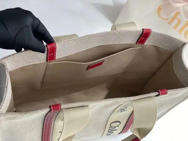 CHLOÉ large woody tote bag