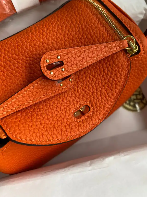 First bag ru HERMES LINDY MINI HANDMADE