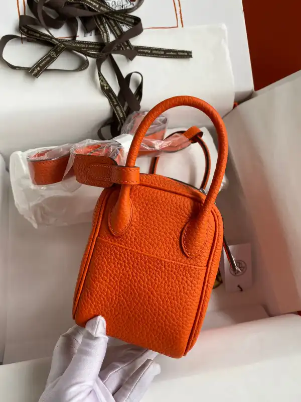 First bag ru HERMES LINDY MINI HANDMADE