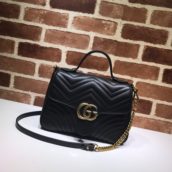 GUCCI GG Marmont Small Top Handle Bag