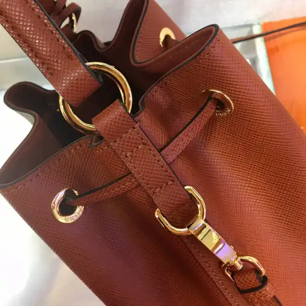 PRADA Saffiano Leather Bucket Bag