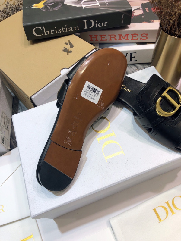 HOT SALE dior 30 MONTAIGNE HEELED SLIDE