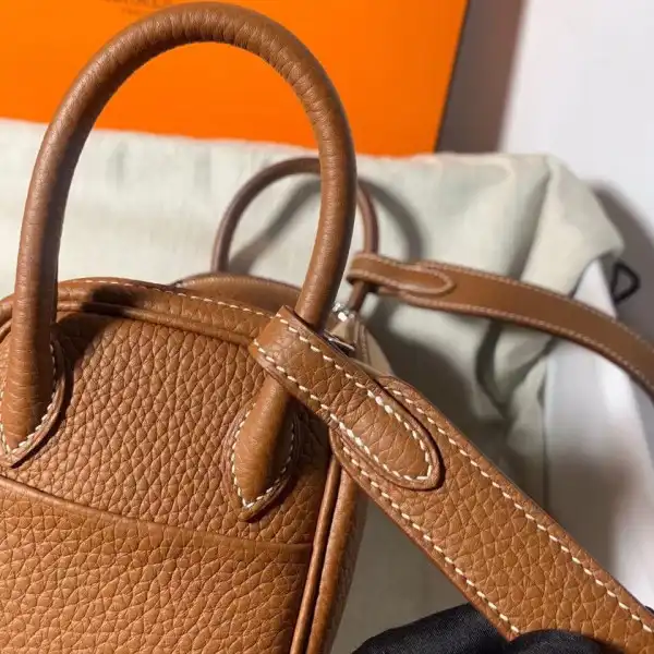 Bagsoffer HERMES LINDY MINI HANDMADE